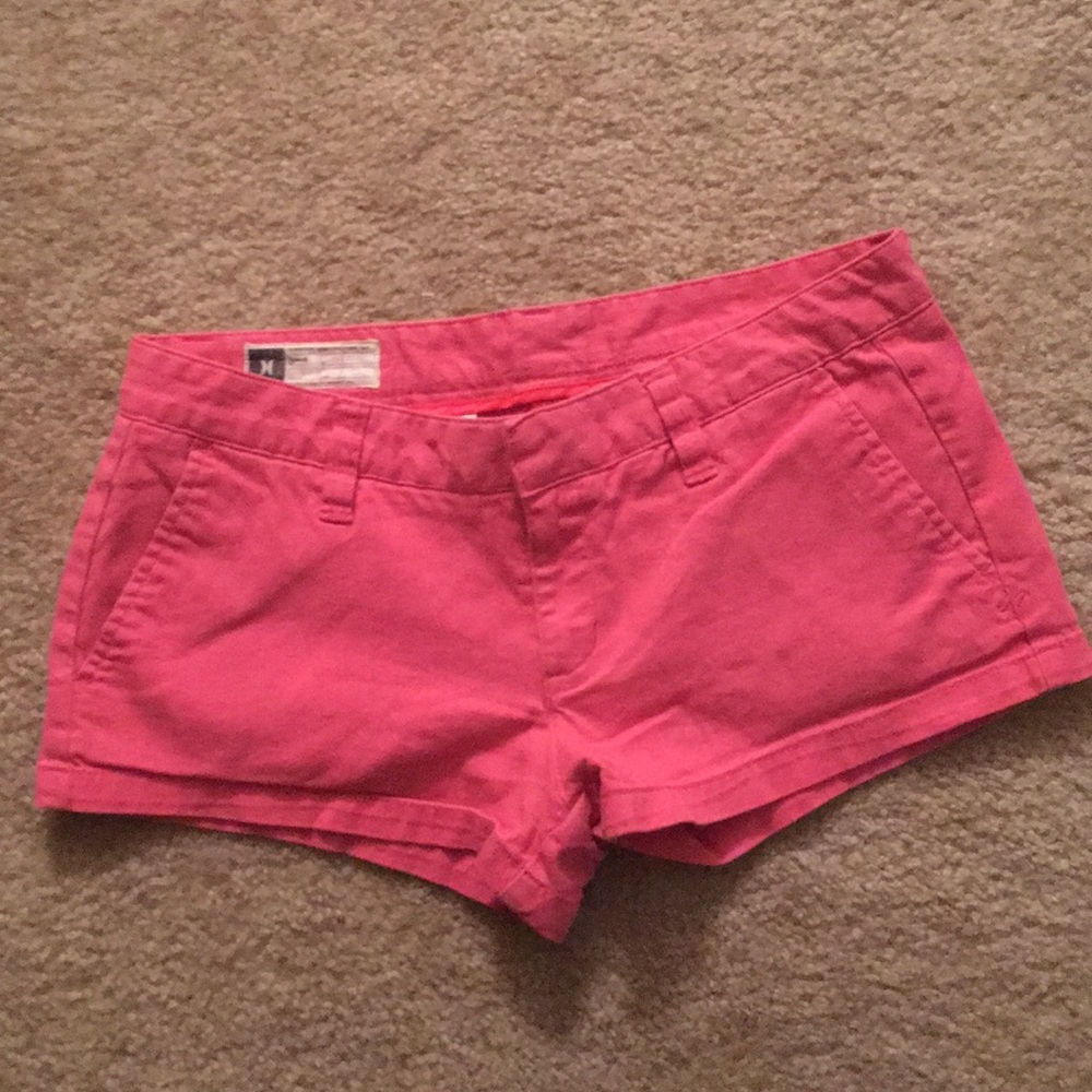 Hurley classic fit lowrider sz9 bright pink shorts